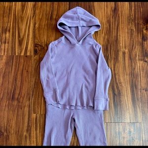 Matching Purple GAP Hoodie and Pants. Size 4T.